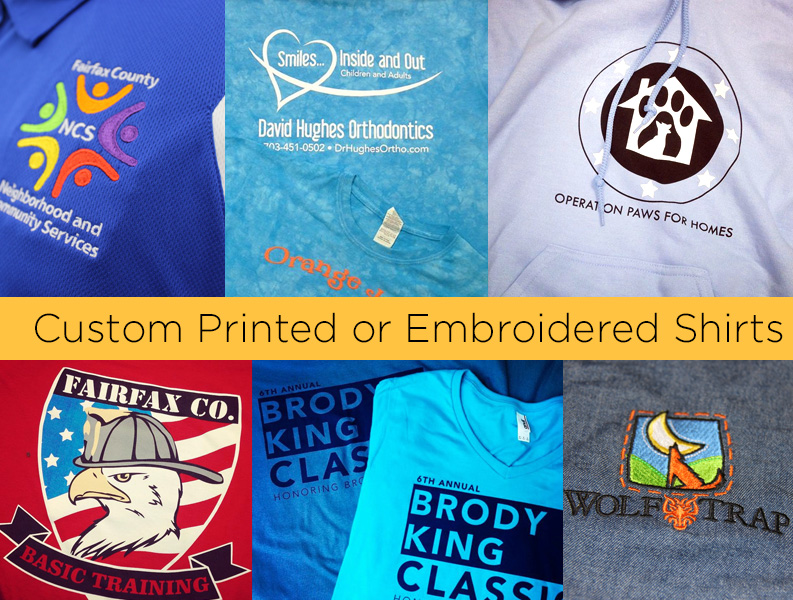 Custom Screen Printed & Embroidered Shirts