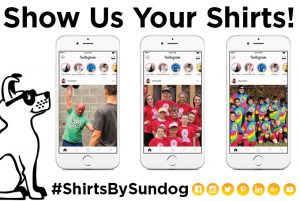 sundog custom shirts tie dye screenprint